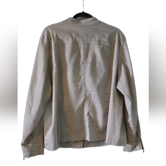 Westport 1962 3X cream lightweight casual relax fit jacket - Picture 2 of 4